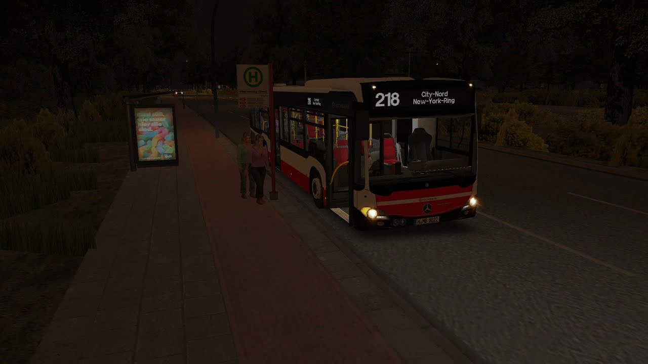 Omsi 2 - Hamburg Linie 20 - Vorstellung Linie 218 - Linienpack 24/25 - 124