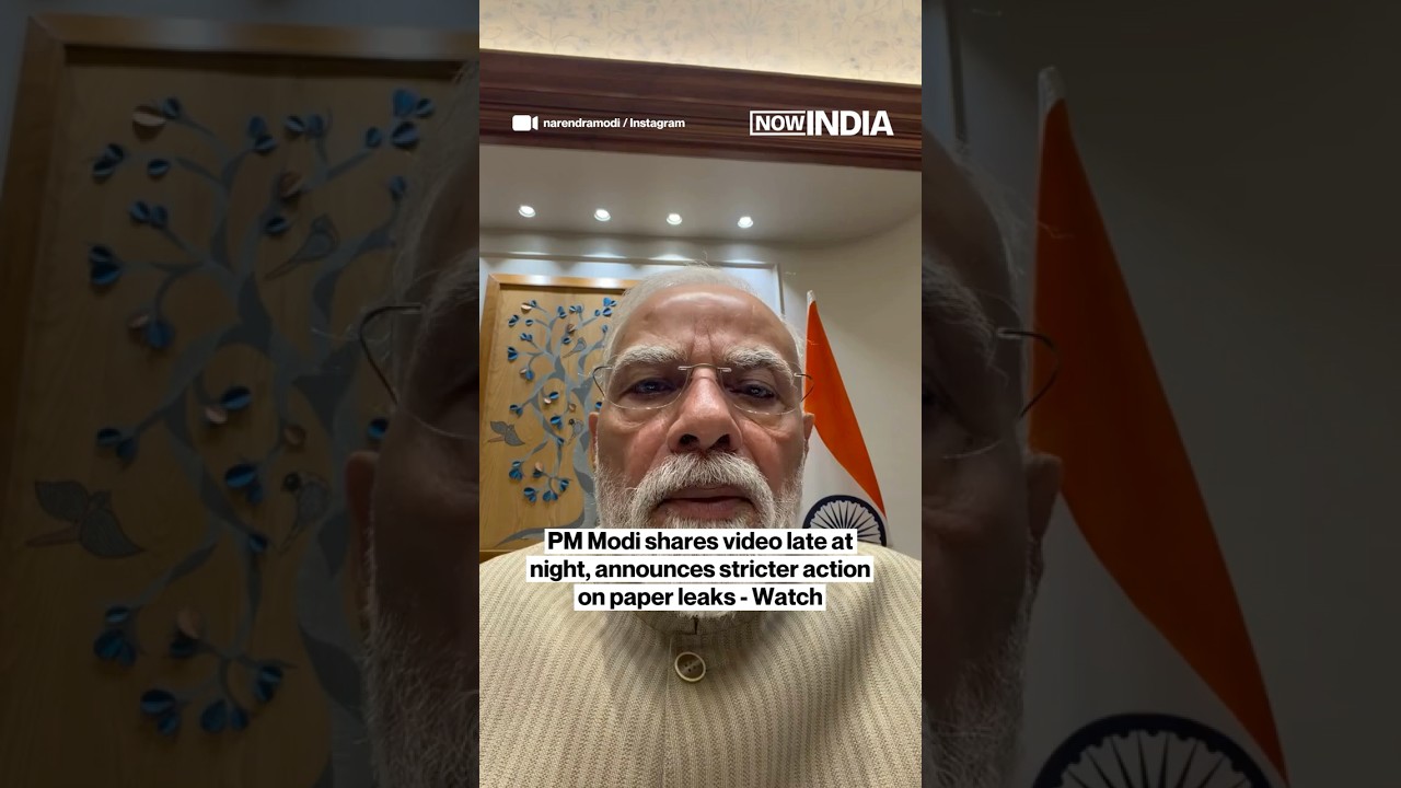 PM Modi Announces Tougher Action on Paper Leaks | New Law Coming | Big Message to Students