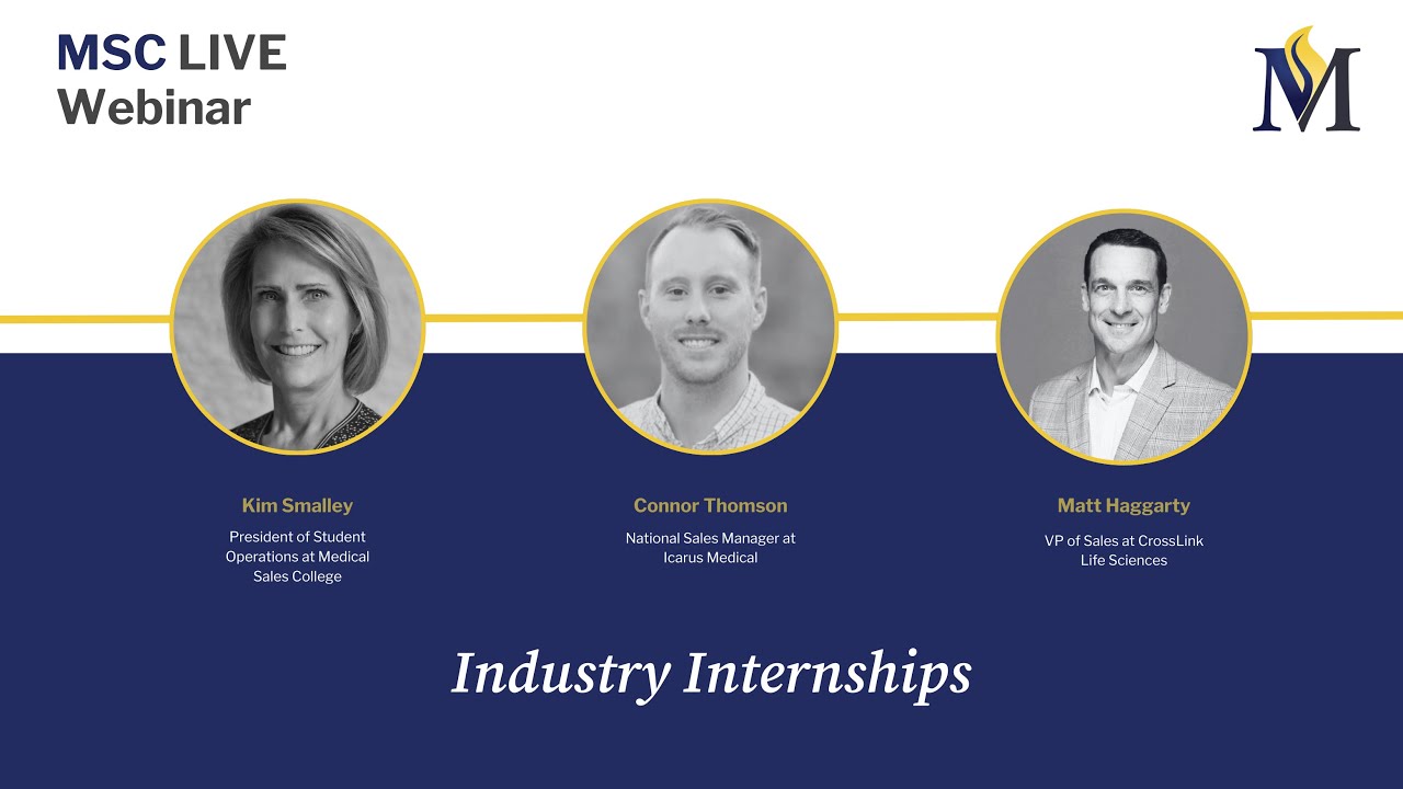 MSC LIVE Webinar: Industry Internships