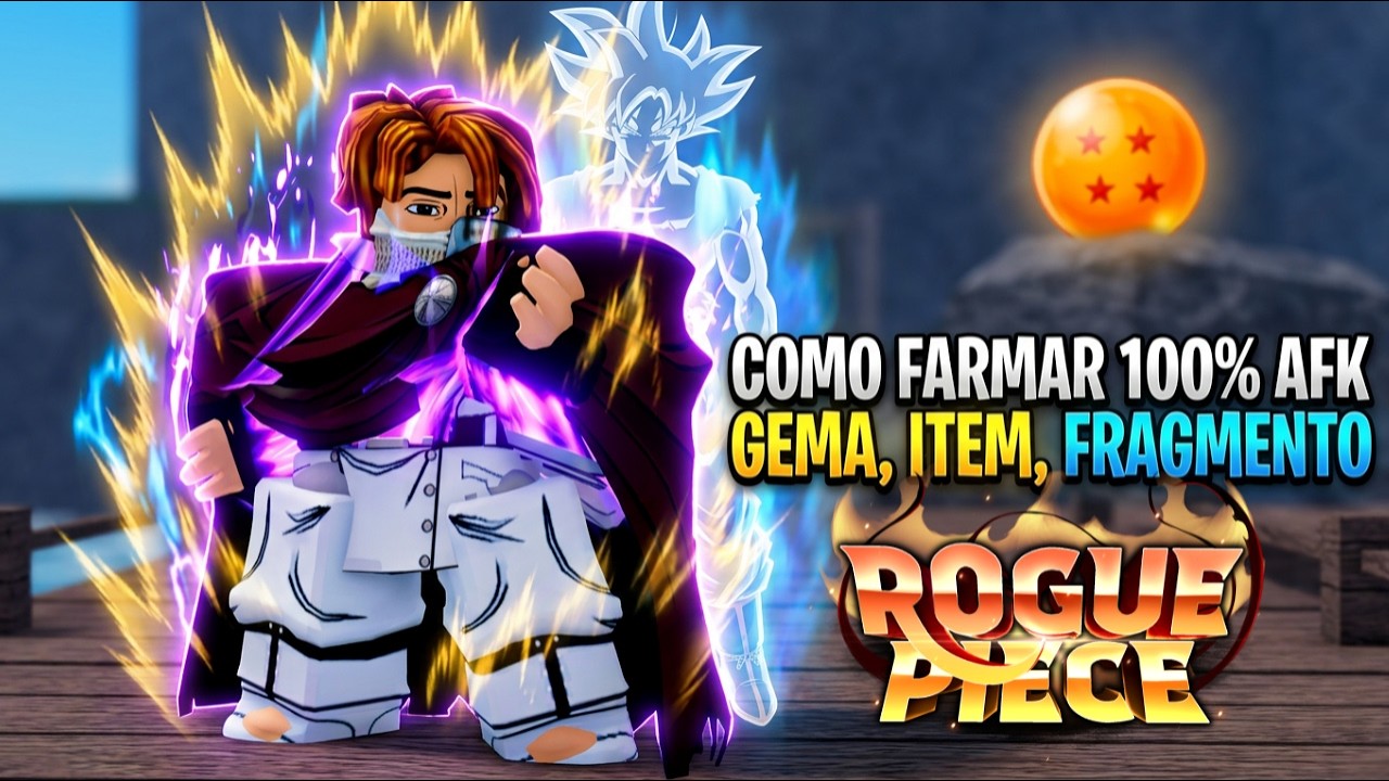 HOW TO FARM 100% GEMS AND ITEMS IN ROGUE PIECE! LucSky - ROBLOX!