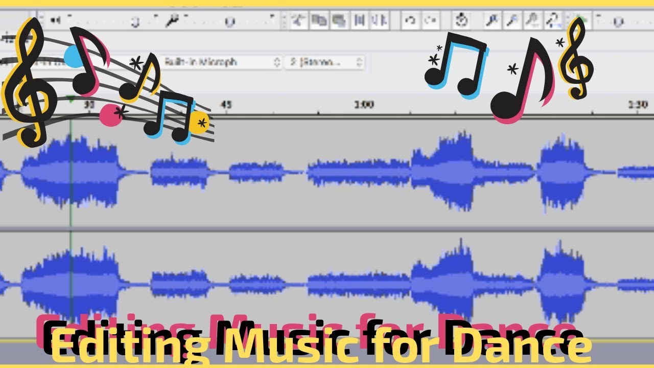 Editing Music for Dance Routines - Using Audacity