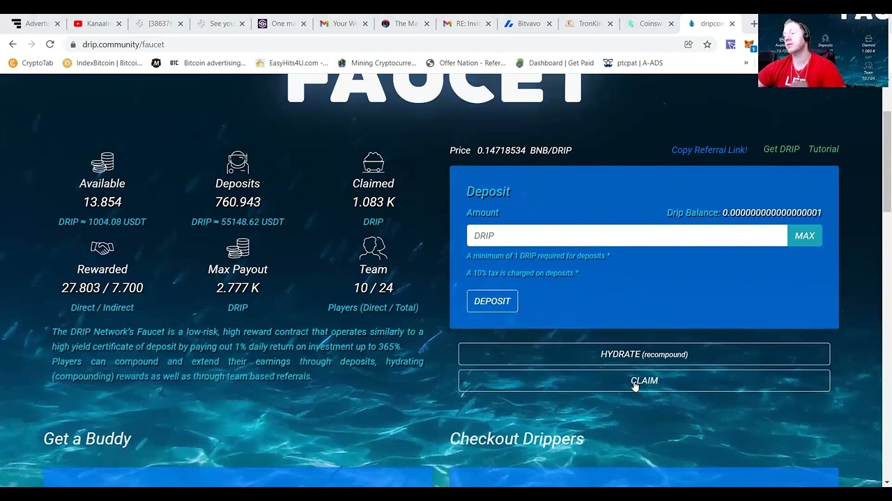 DRIP $1000 withdraw where we making it happen #PtcPat hitting that $4000 a day! LEVELING UP BIG TIME