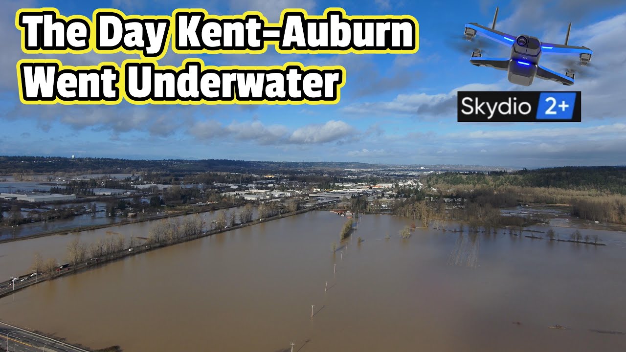 Atmospheric River Floods Kent & Auburn | Drone  Views of Destruction