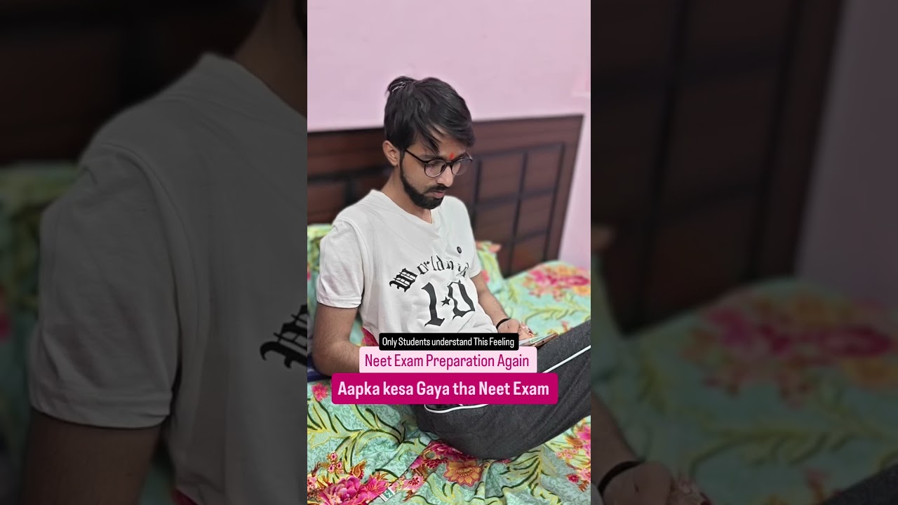 Neet Exam Preparation Again toh aapka kesa Gaya thaa exam #neet #neetexam #exam #neetug2026