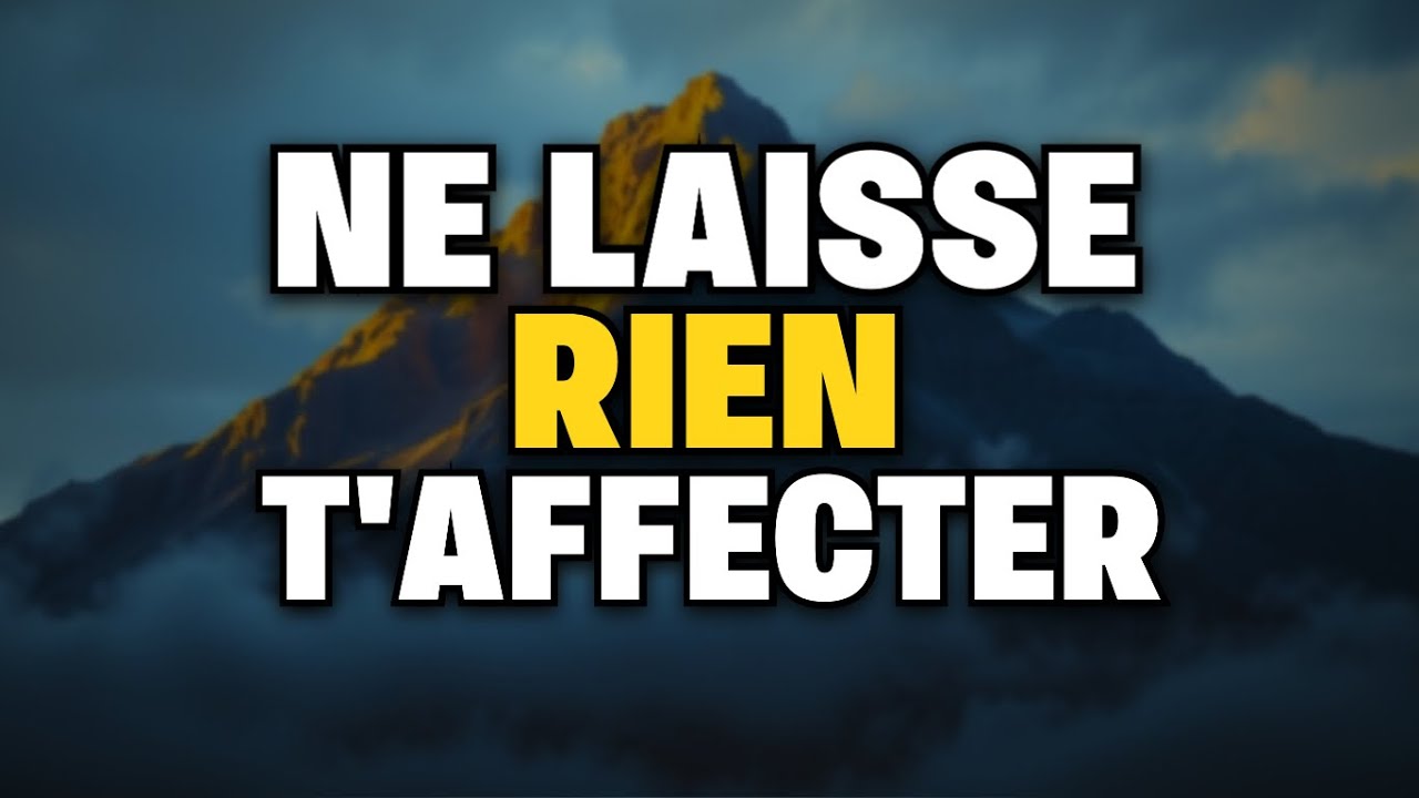 10 principes bouddhistes pour ne pas être affecté