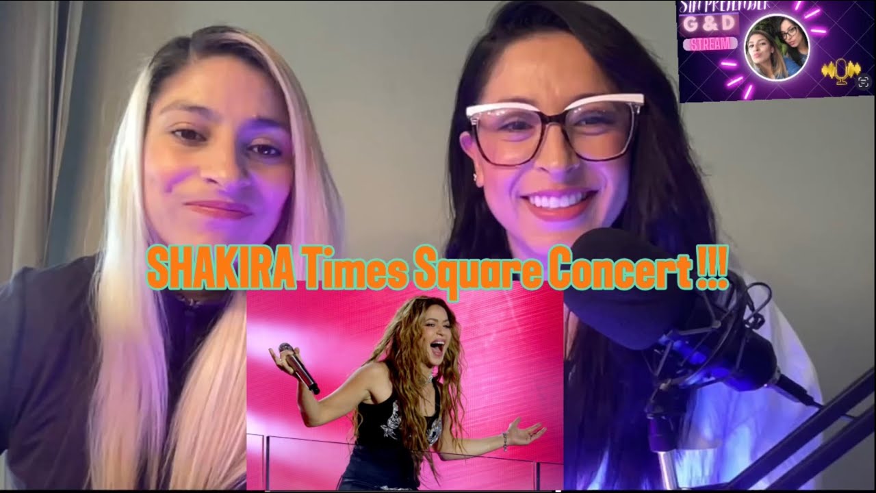 SHAKIRA Live Times Square |REACCION SIN PRETENDER #shakira #reaccion #trending #SINPRETENDER