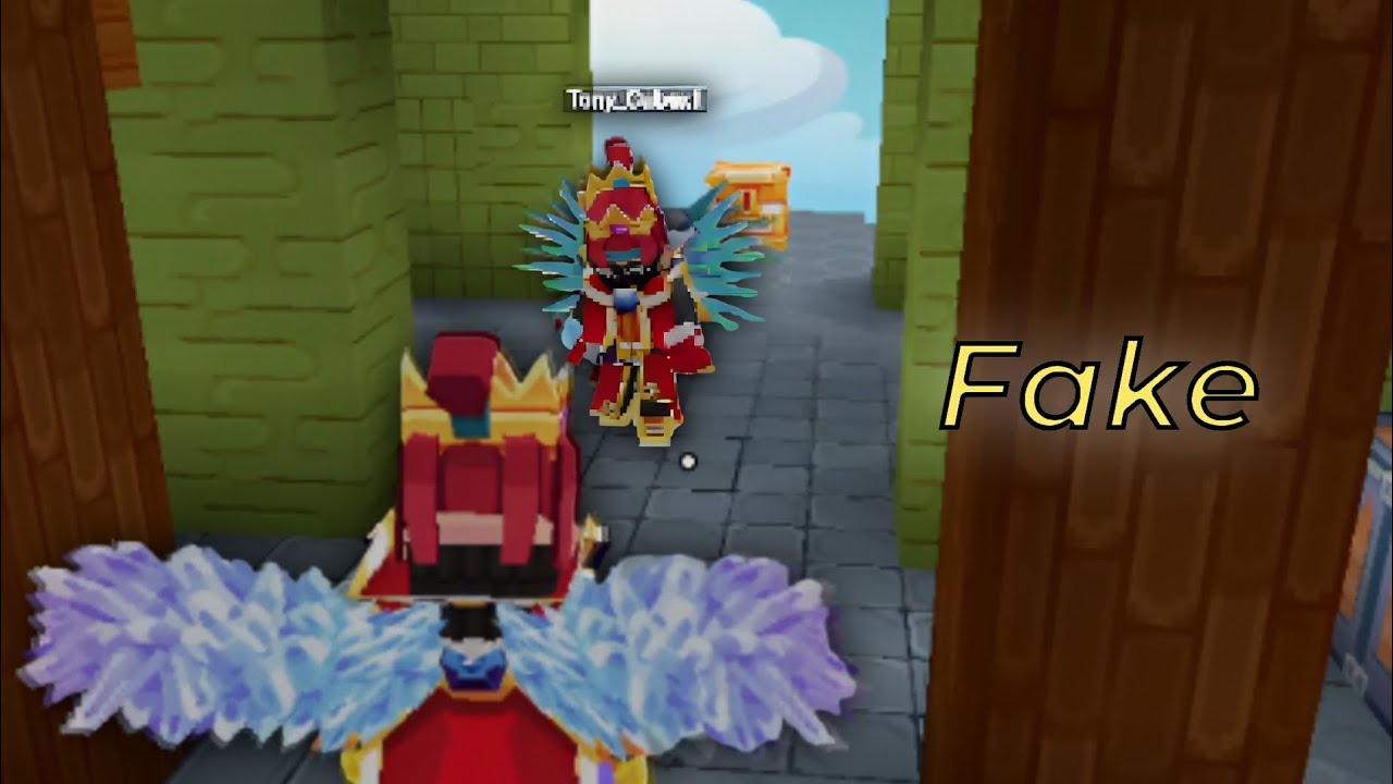 I Found a Fake Tony_cubex in Skywars 😳💀 #minefunio 