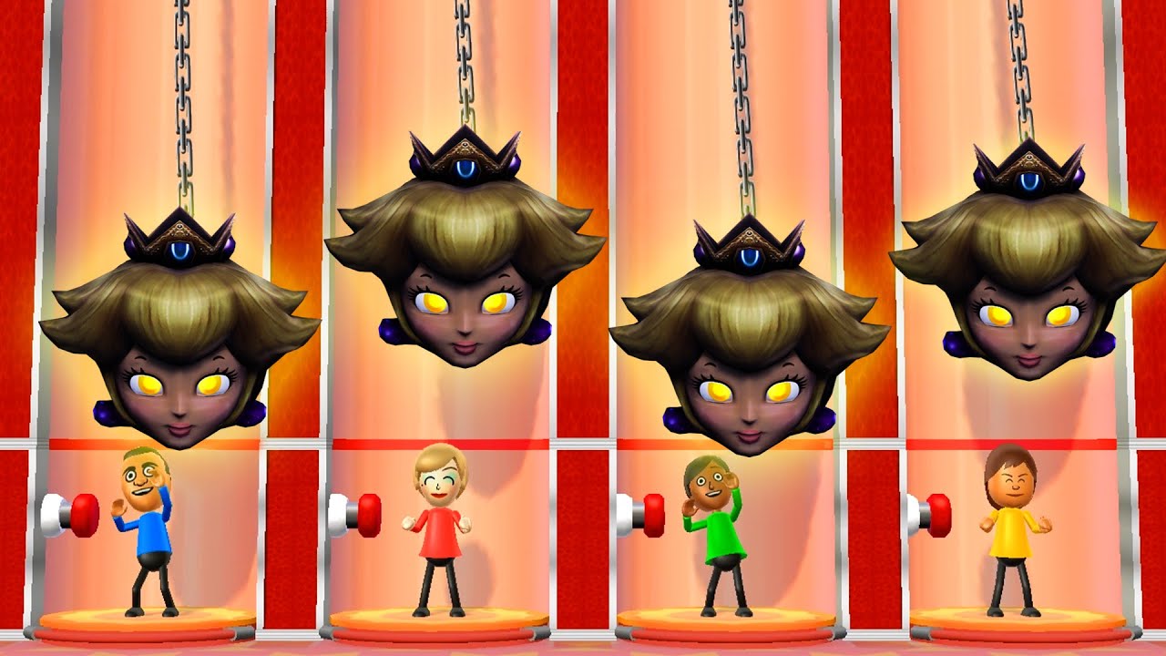 Wii Party Minigames - Obama Vs Alisha Vs Sakura Vs Steph (Hardest Difficulty)