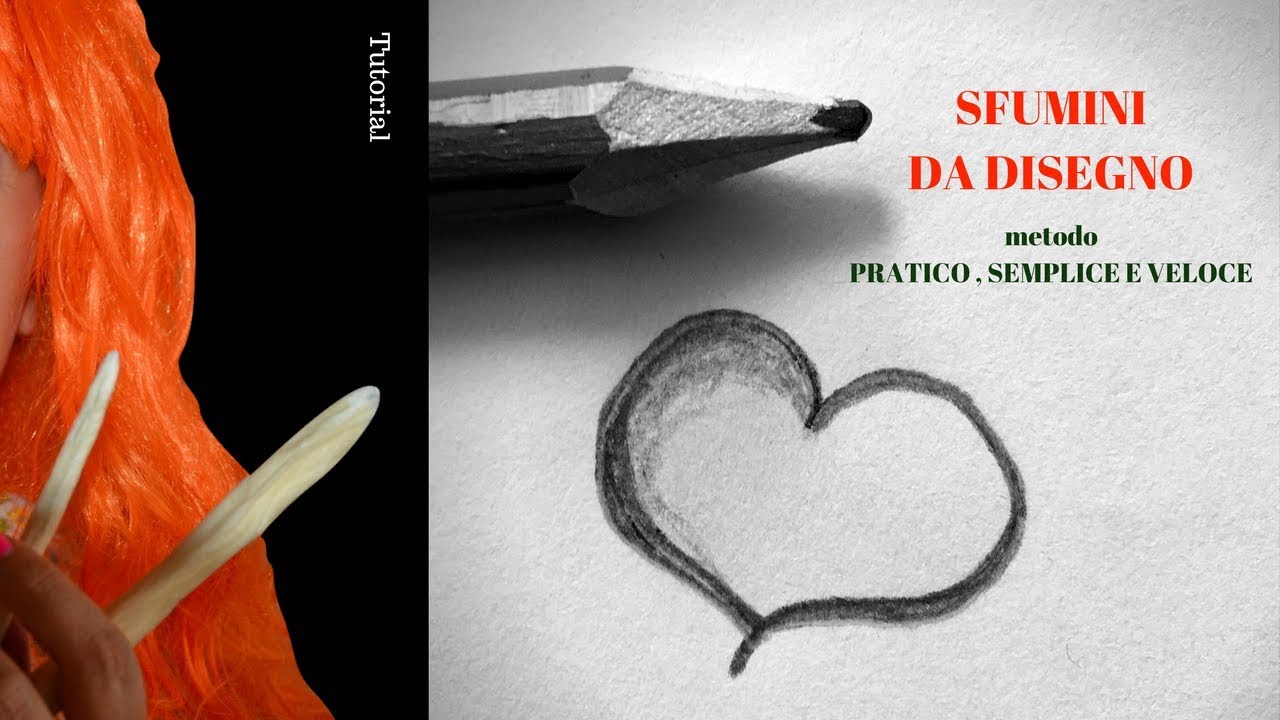 Sfumini da disegno fai da te. Metodo pratico, semplice e veloce.