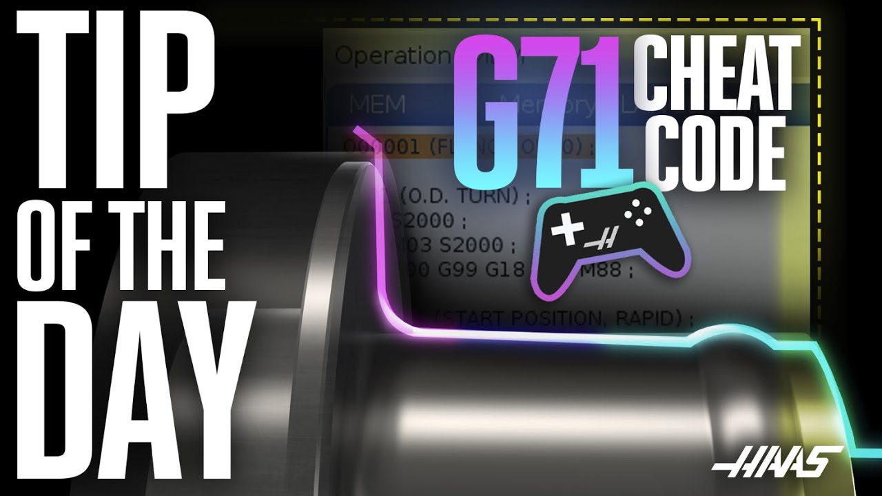 Master the G71 Roughing Cycle! - Haas Automation Tip of the Day
