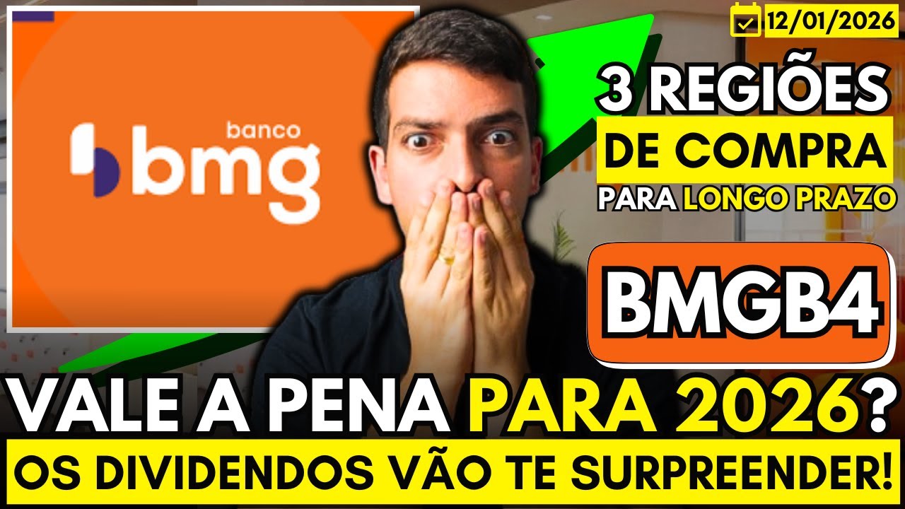 BMGB4 | VALE A PENA INVESTIR EM A&Ccedil;&Otilde;ES DO BMG PARA 2026? | 3 REGI&Otilde;ES DE COMPRA | DIVIDENDO FORT&Iacute;SSIMO