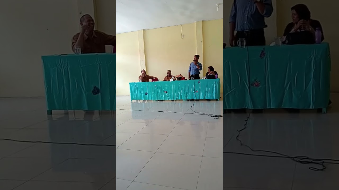 Pidato perpisahan Pak Manuel Gulo yang telah memasuki masa pensiun