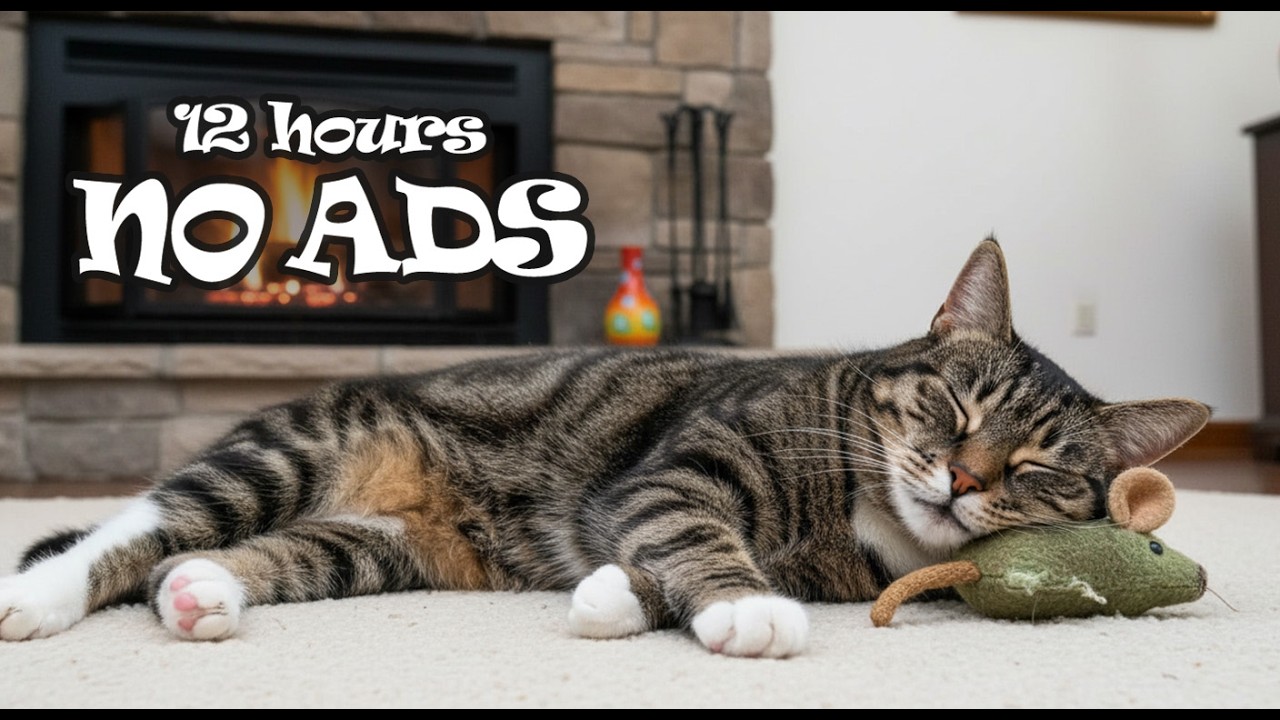 12 Hours UNINTERRUPTED Cat Music Playlist for Cat Home Alone 😺 Night Comfort for Better Cat Sleep