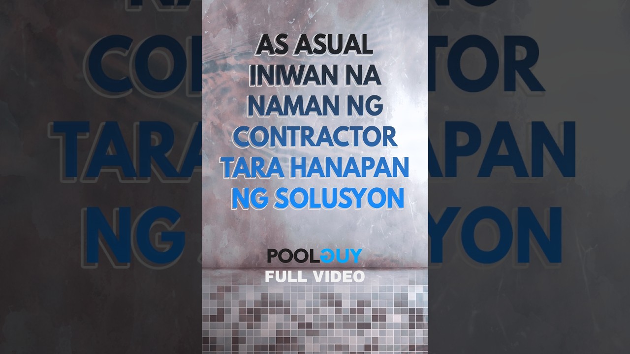 As usual iniwan na naman ng contractor. Ganito madalas ang kwento ng mga client na lumalapit sa amin