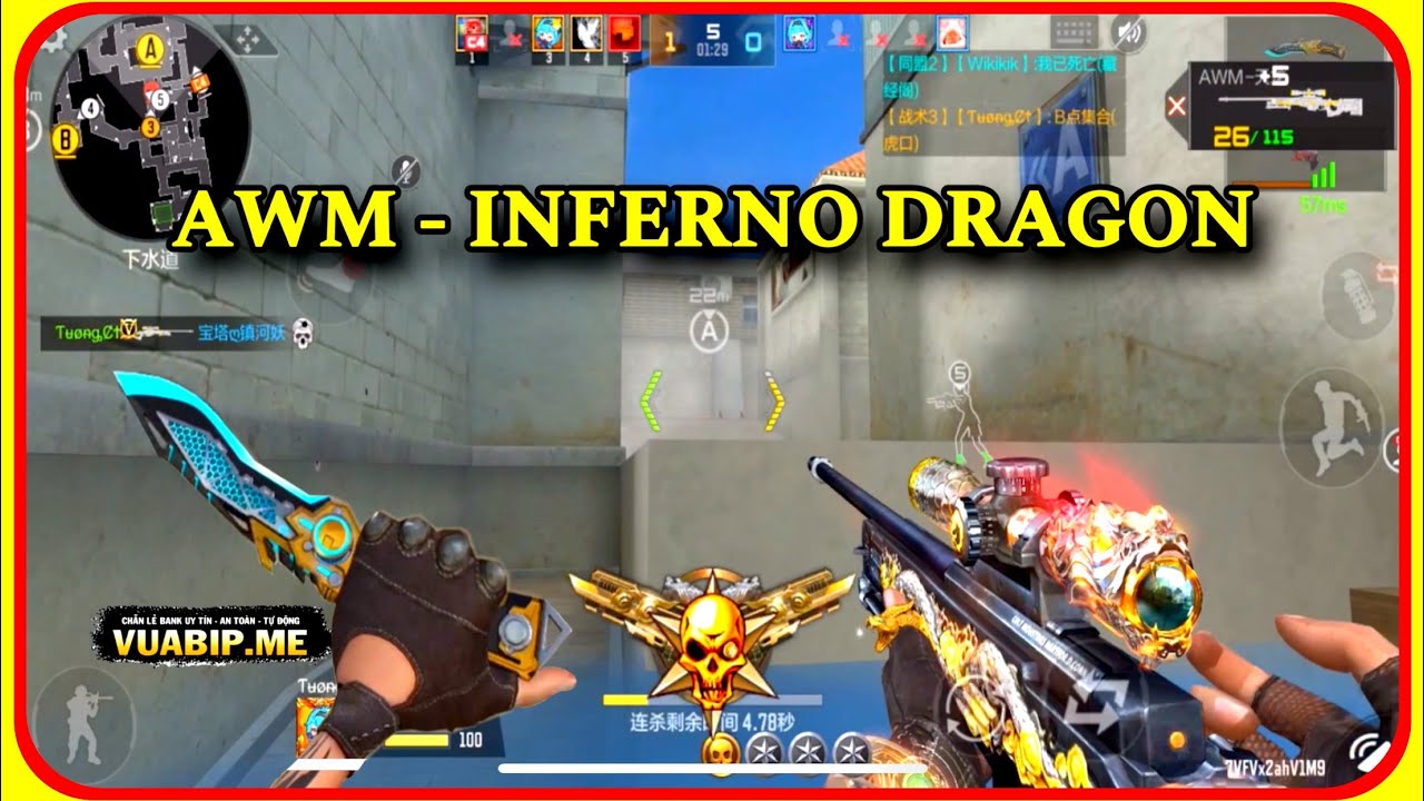 CF Mobile | Quên M200 Đi AWM-VIP INFERNO DRAGON Mới Thực Sự Đáng Mua Chuẩn Ngon Bổ Rẻ | Tường CT