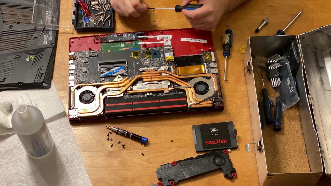 MSI GL Series Laptop Thermal Paste Swap -4K