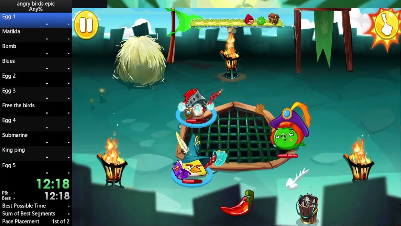 Angry Birds Epic full game speedrun 3:30:34