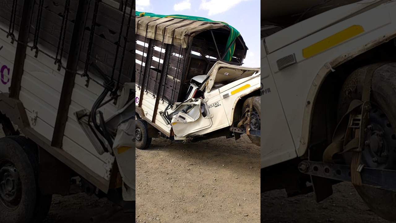 Mahindra bolero 2023   bolero pick-up #accidentnews ,💯💯