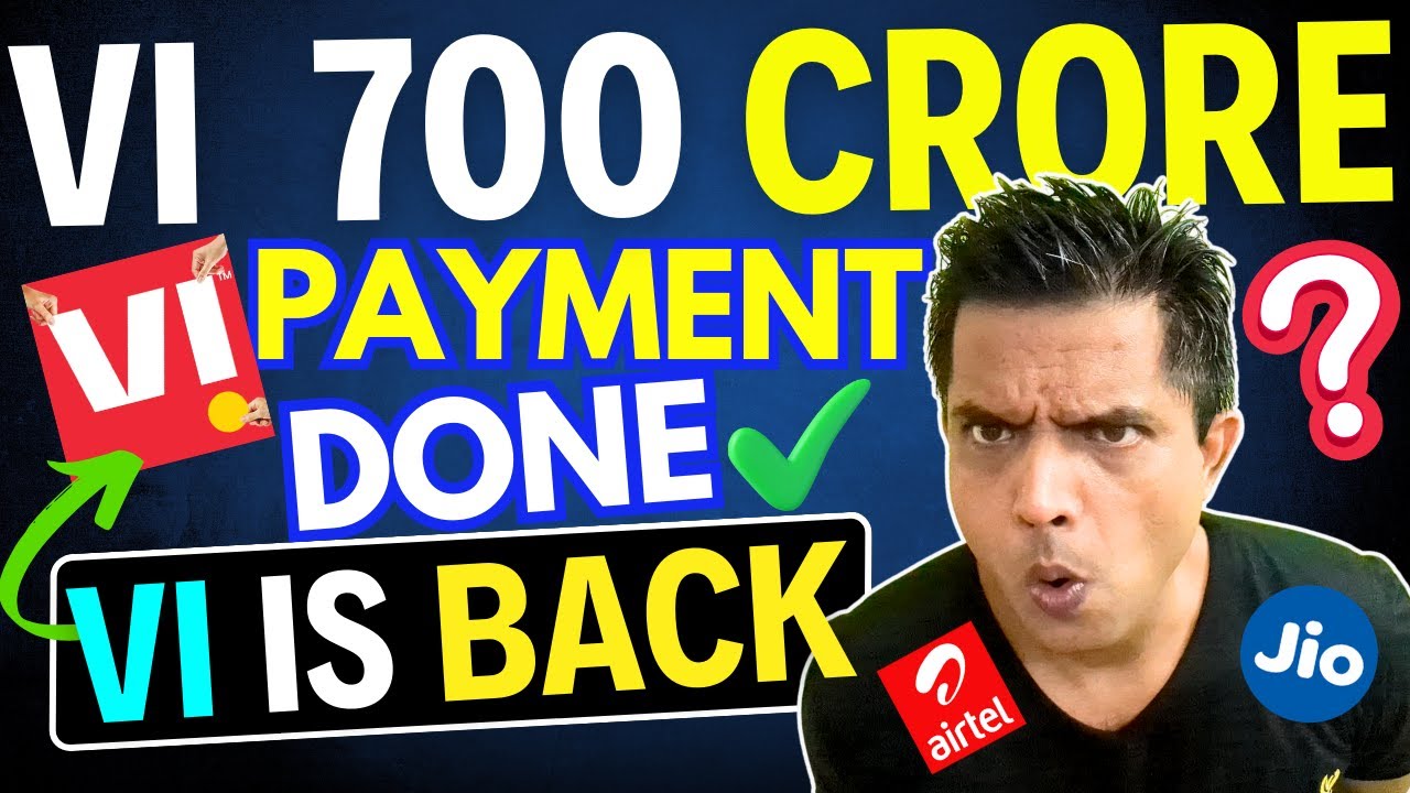 Vi SBI 25000 Crore Funding | Vi 700 Crore Payment To Govt | Vi All India 4G Network Upgrade Start
