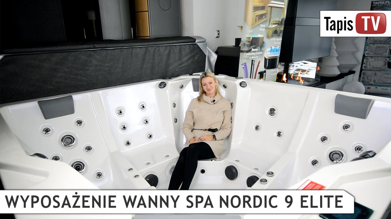TAPIS TV - WYPOSAŻENIE WANNY SPA NORDIC 9 ELITE - WANNY SPA - MINIBASENY - JACUZZI - BASENY