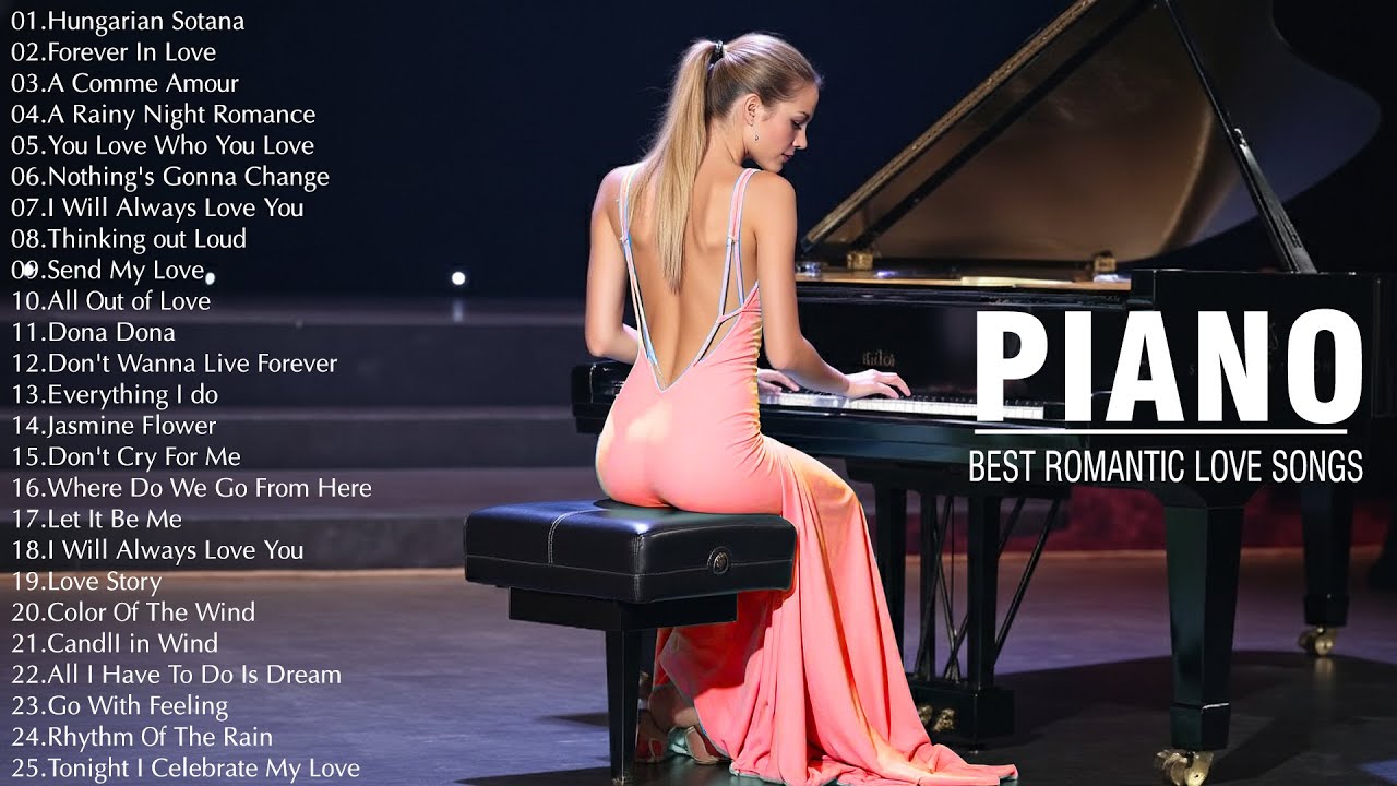 Top 200 Romantic Piano Instrumental Love Songs Playlist - Best Relaxing Piano Love Songs Of All Time