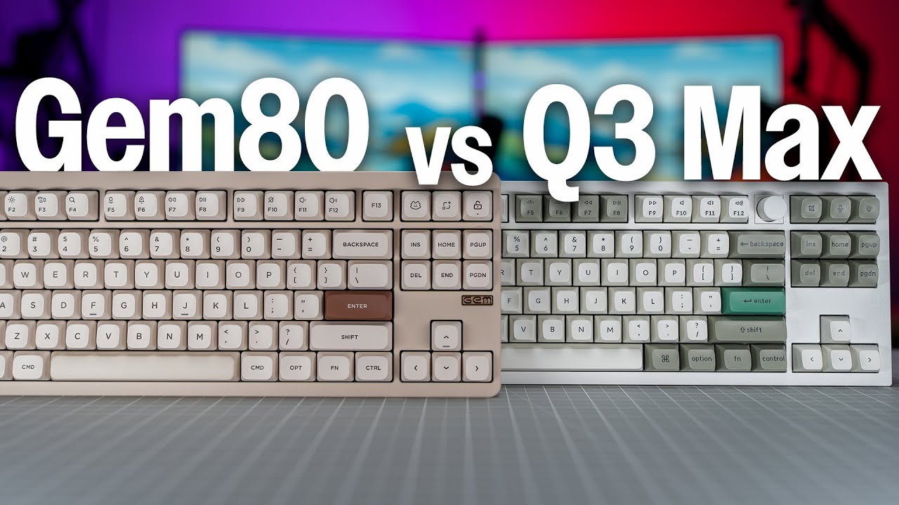 NuPhy Gem80 против Keychron Q3 Max