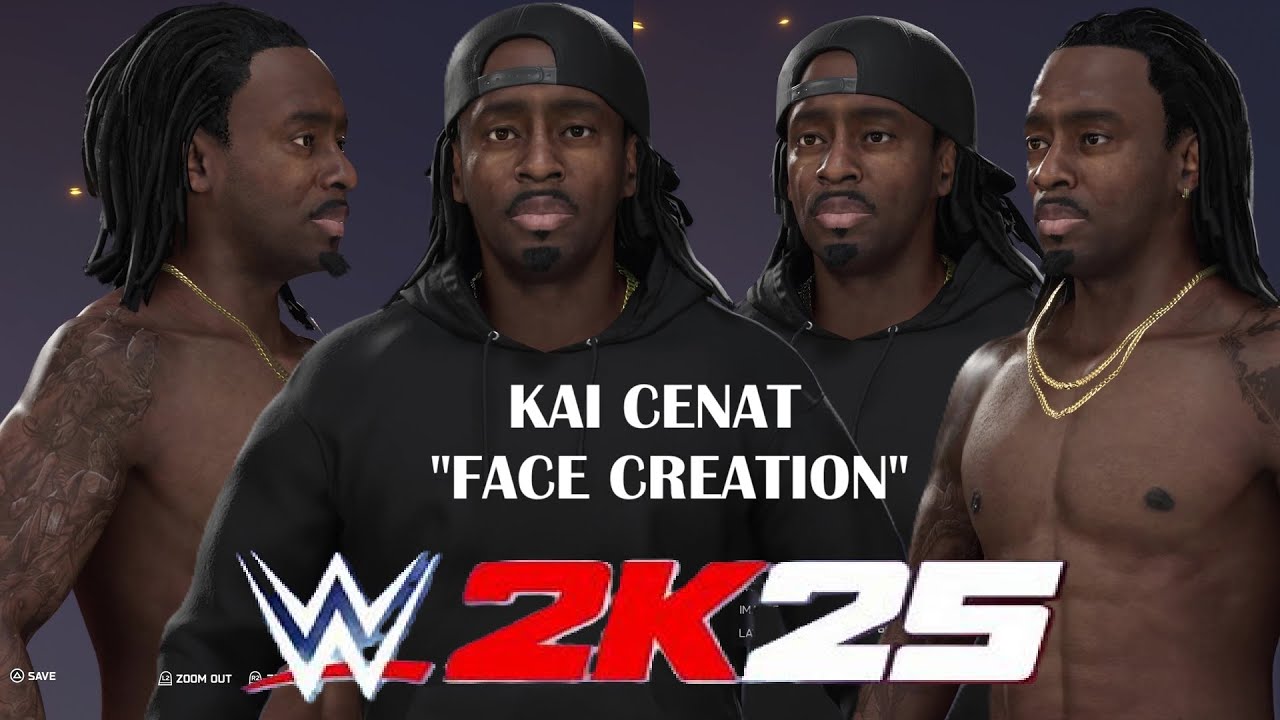 WWE 2K25 - KAI CENAT - FACE CREATION!!!!!