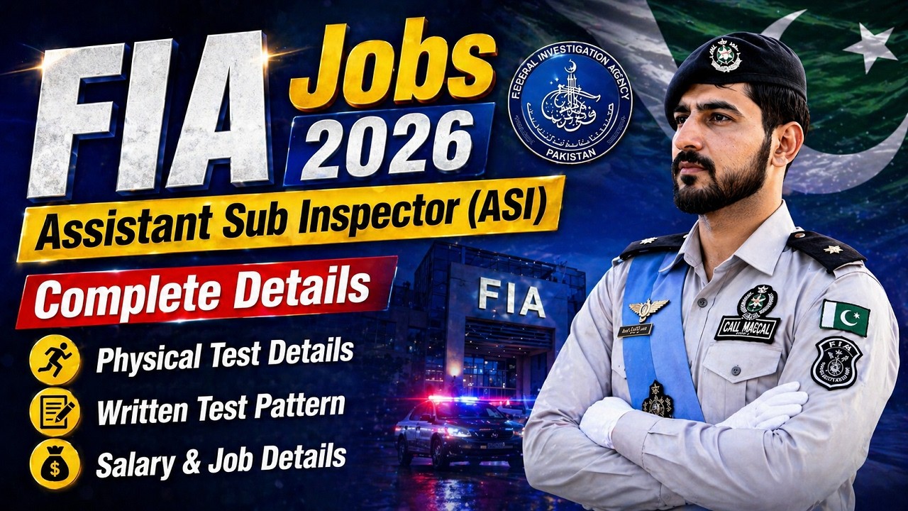 FIA ASI Past Papers | FIA ASI Test Preparation | FIA jobs 2026