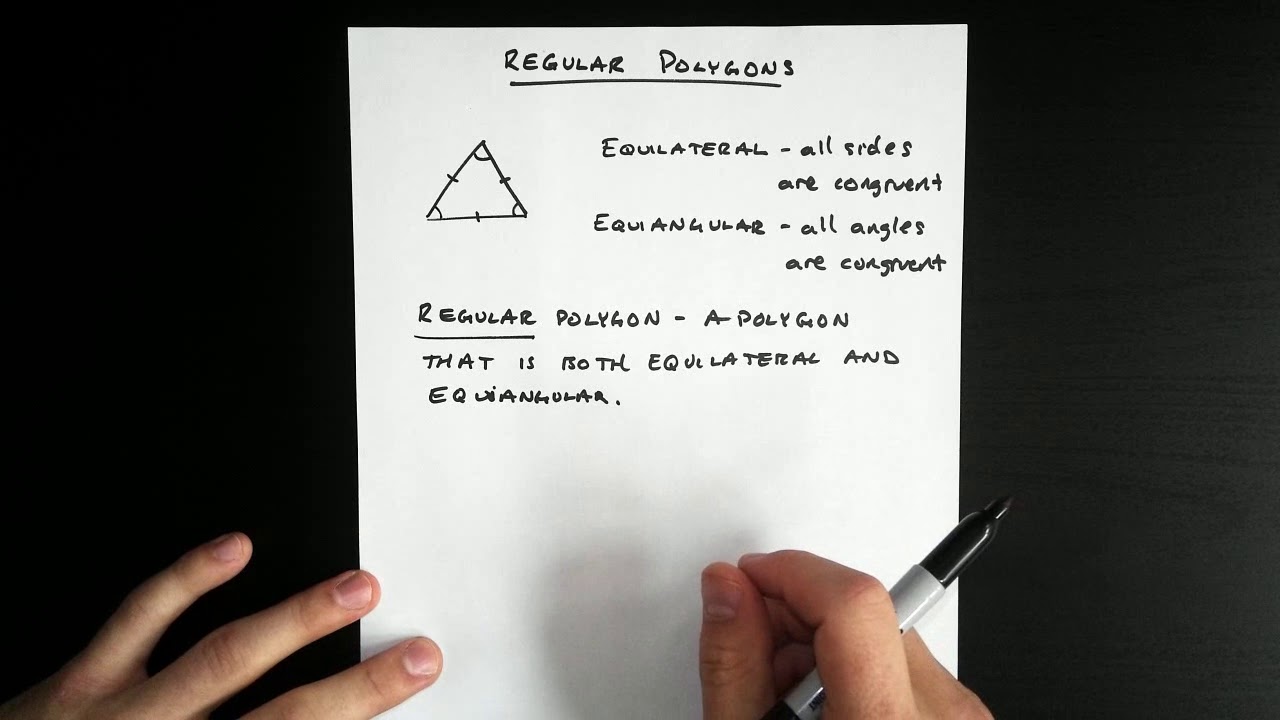 Regular Polygons and the Measure of Each Interior Angle - Geometry