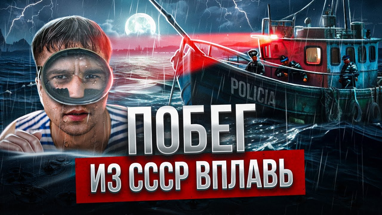 Он плыл три дня! Самый сложный побег из СССР.