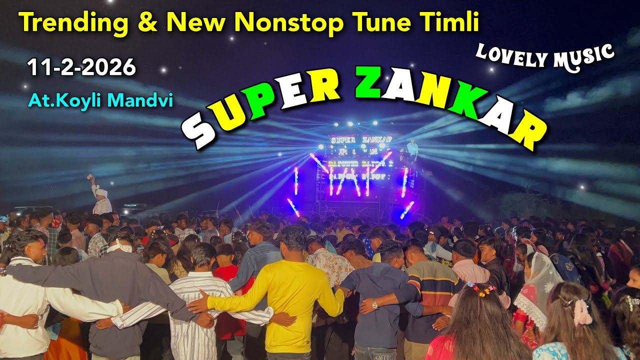 11-2-2026 | Super Zankar Band | Trending Tune & Trending Nonstop Timli Lovely music🔥 At.Koyli Mandvi