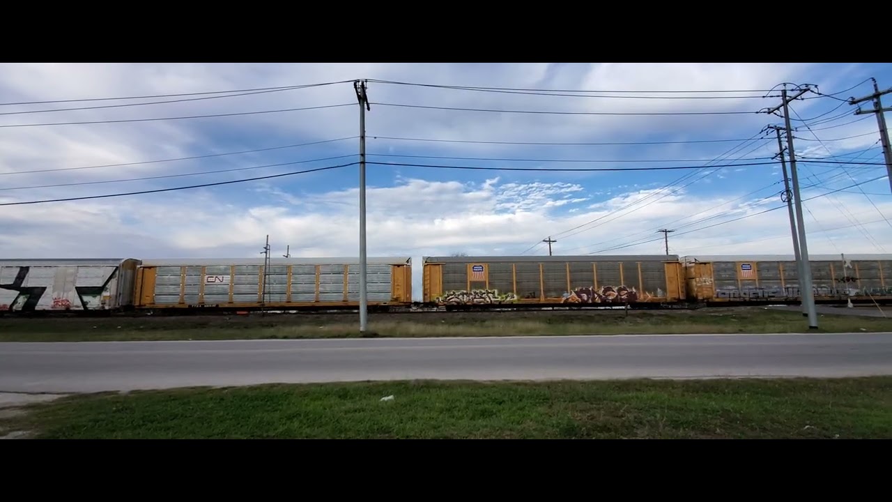 Autorack Train- Seguin TX (1-1-2026)