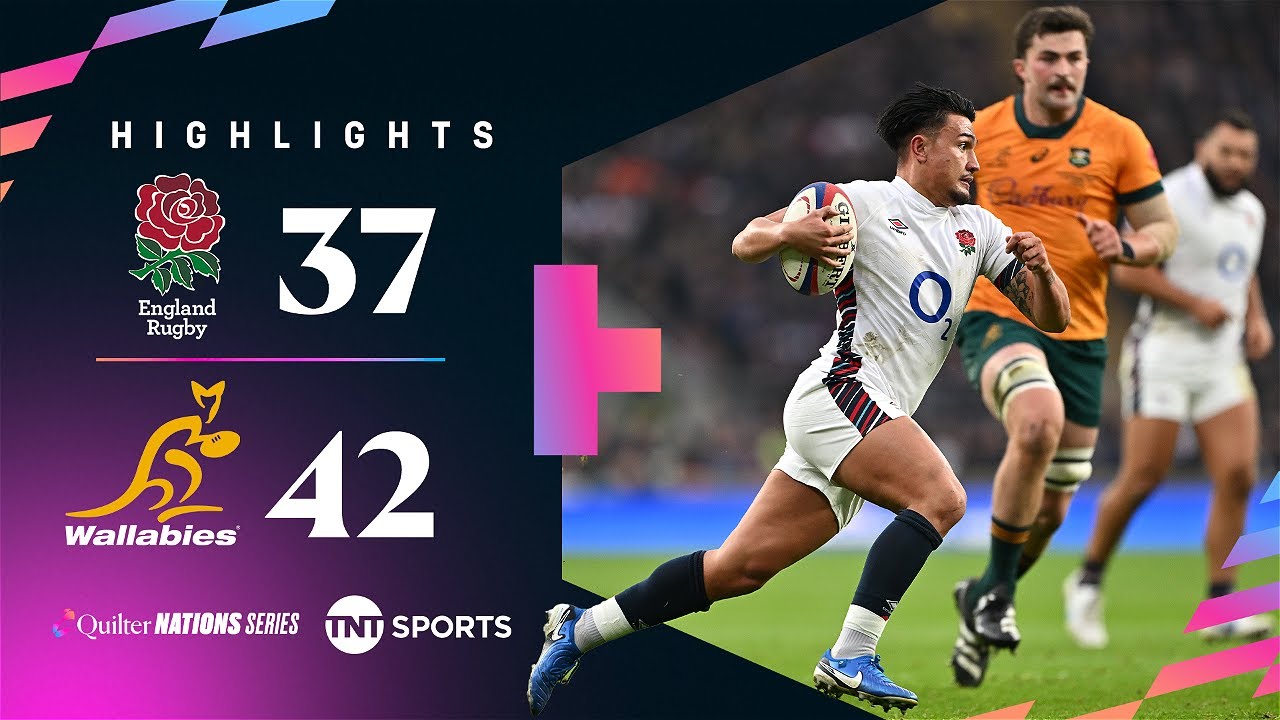 DRAMATIC ENCOUNTER! 🍿 | England 37-42 Australia | Autumn Nations Series Classic Highlights