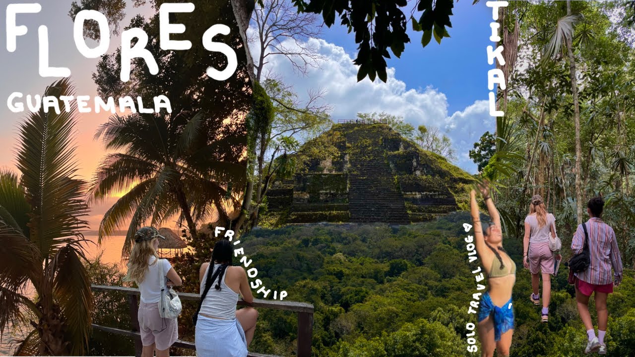 exploring ancient Tikal ruins - coping with anxiety solo travelling & injuring myself (again)