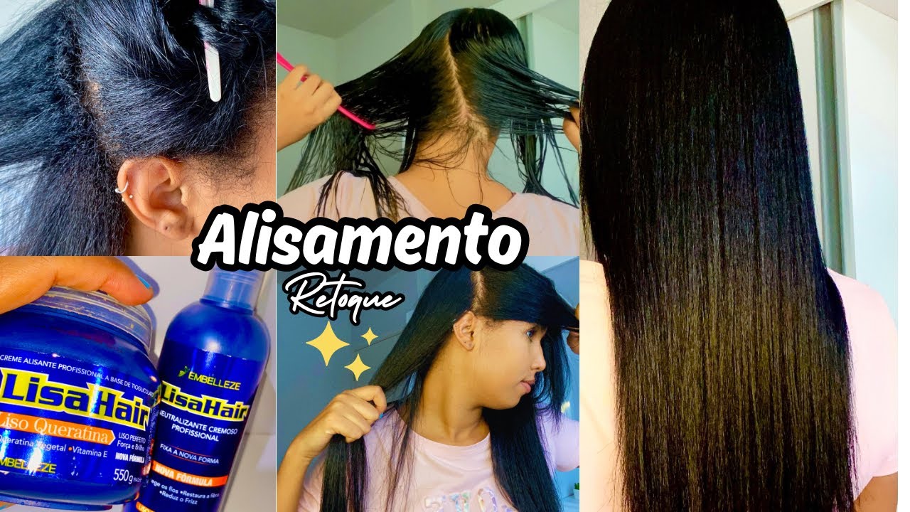 ALISANDO MINHA RAIZ CRESPA COM TIOGLICOLATO DE AMÔNIA💆🏽‍♀️🌟