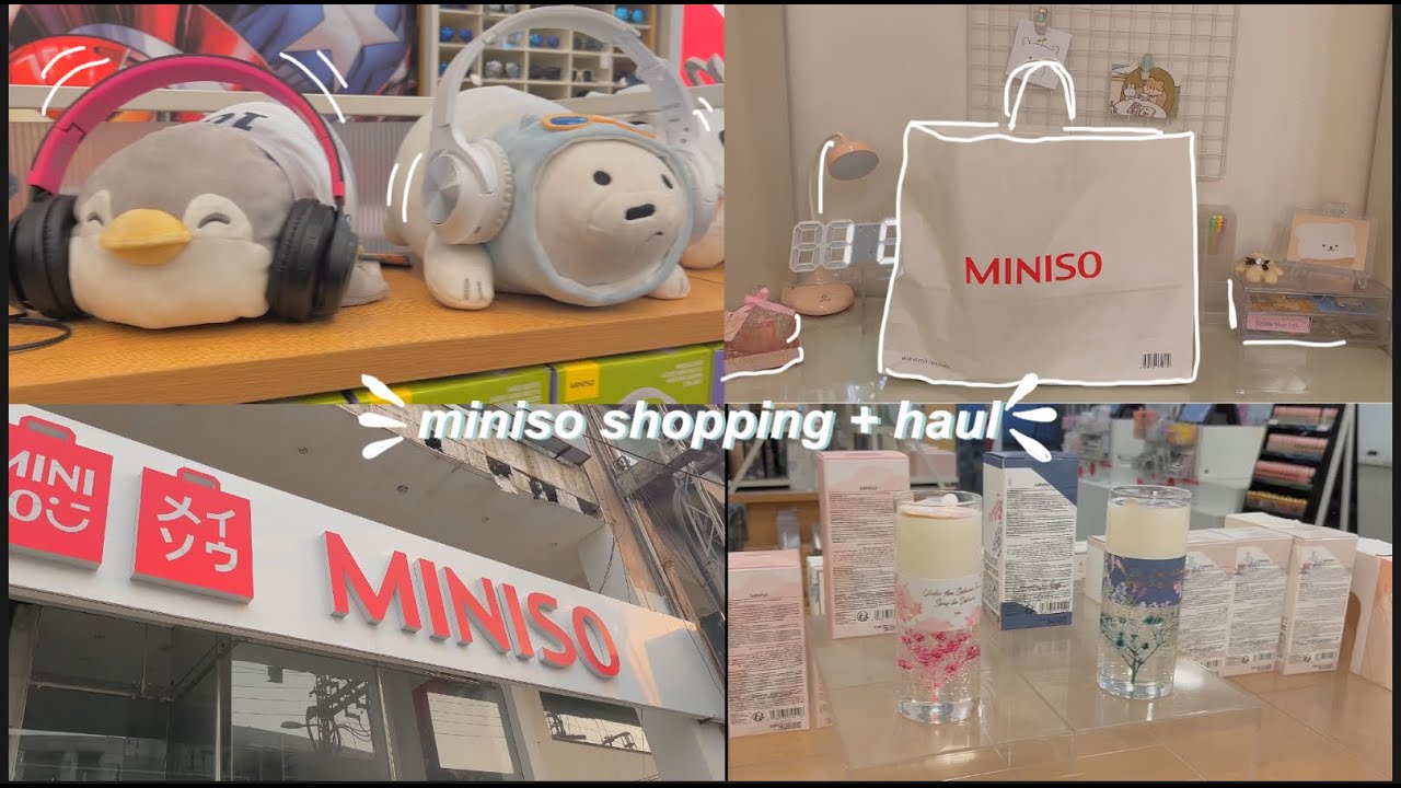 ✨miniso shopping+haul✨ || shop w me 🌷