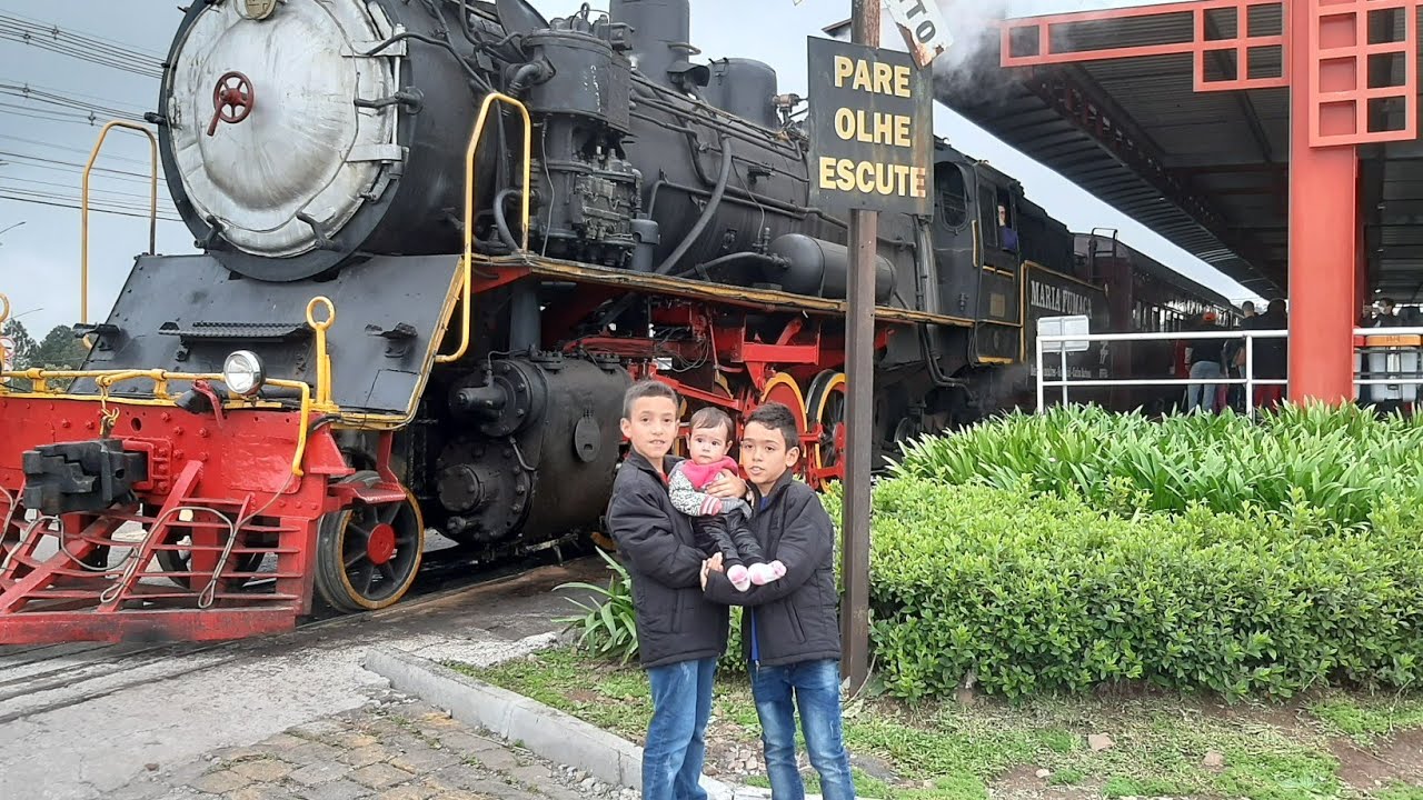 Trem Maria Fumaça em Carlos Barboza, RS...lindo demais