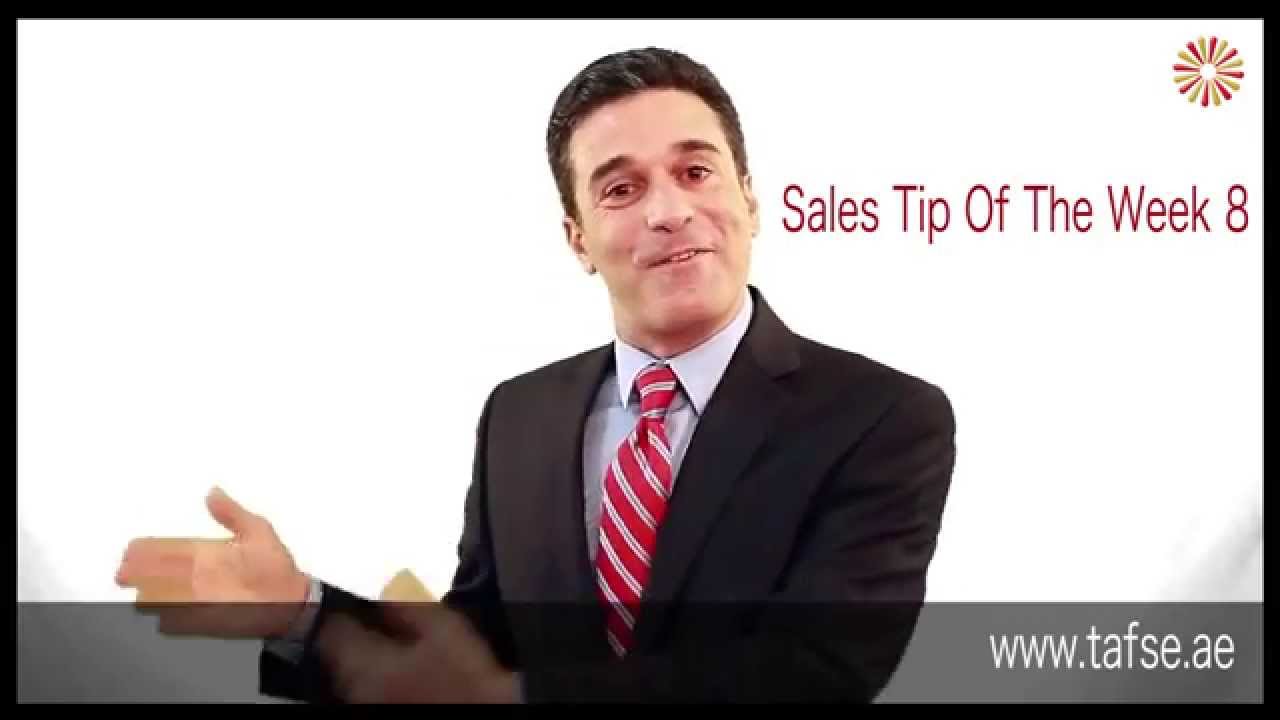 Sales Tip Of The Week #8 by Ramez Helou