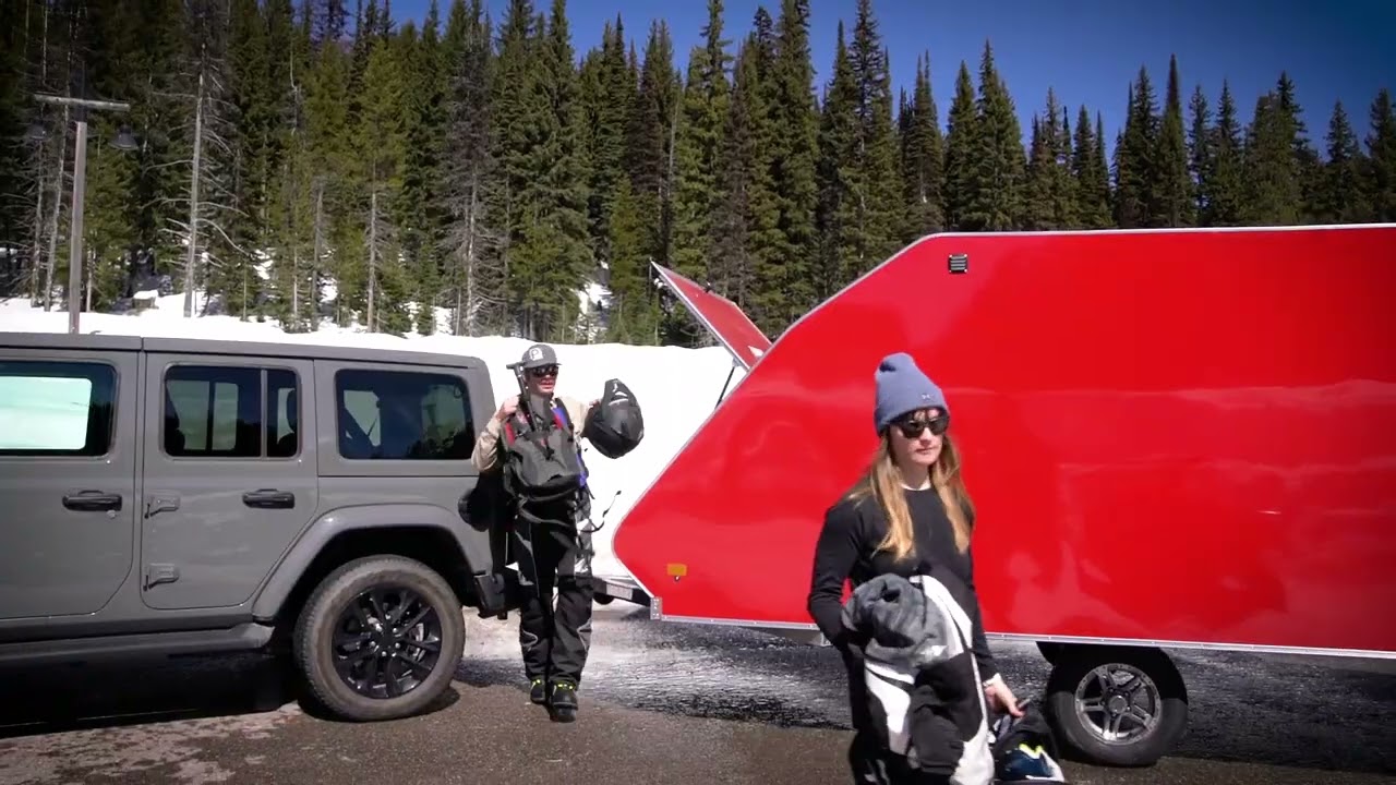 Mission Trailers: Enclosed Crossover Snowmobile Trailers (15s)