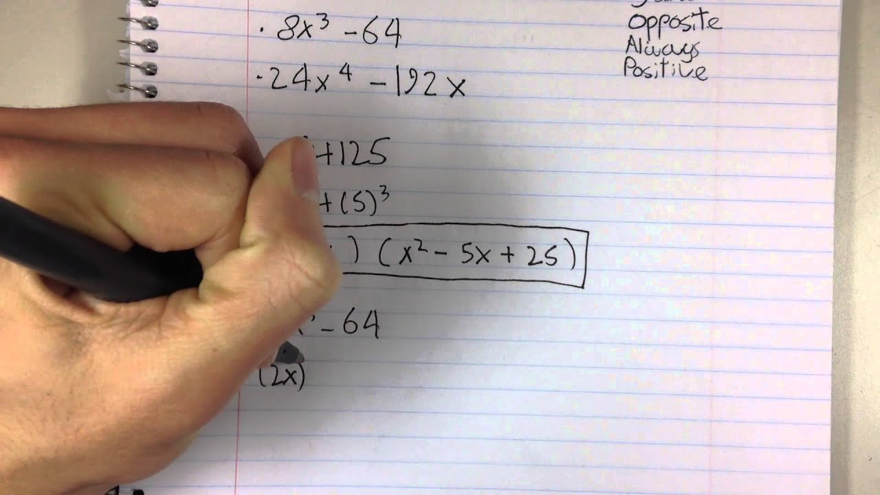 DIfference of Cubes