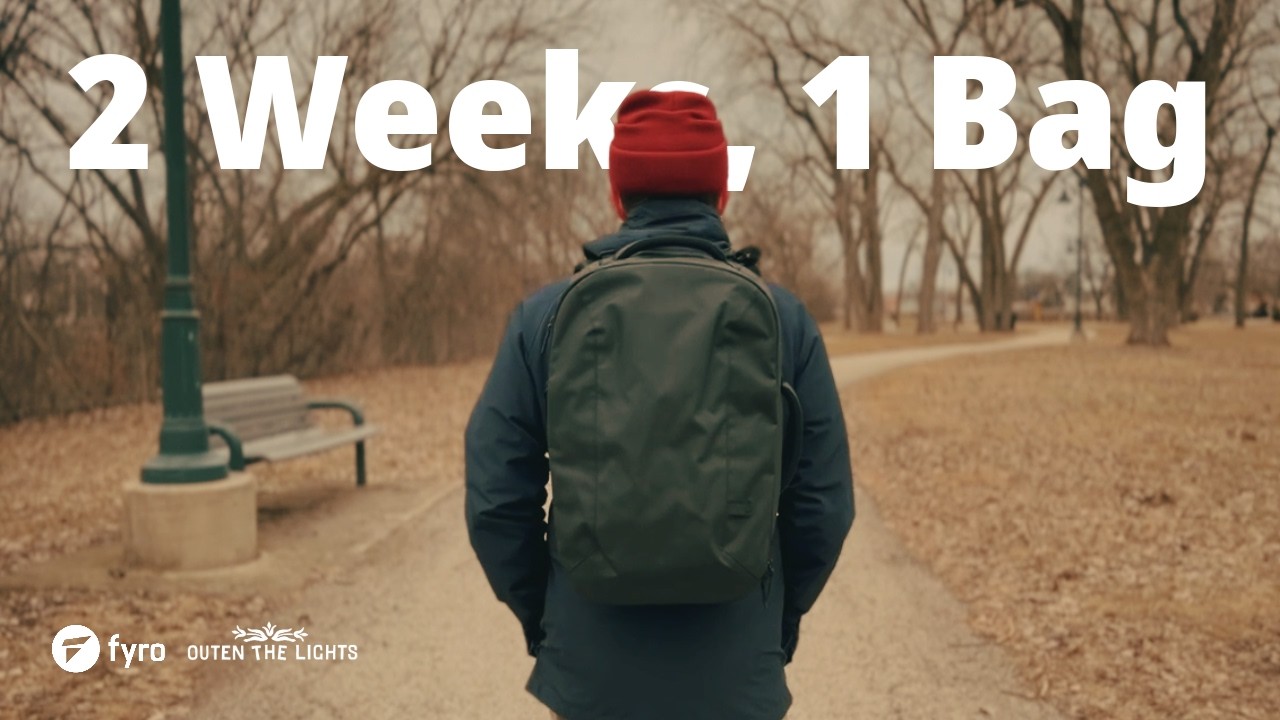 Two Weeks, One Bag | Minimalist Pack With Me | Fyro Levo Travel Backpack