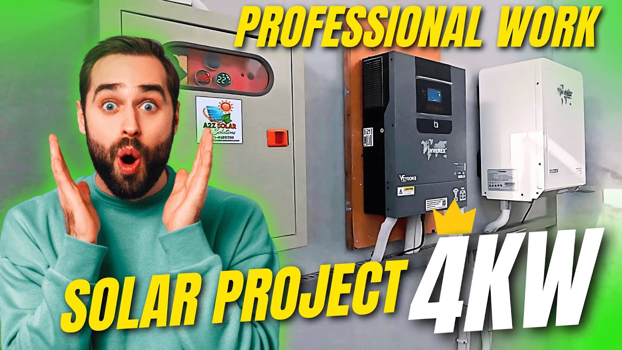 🔥 Inverex Veyron 4Kw & Lithium Powerwall Installation | Solar Success in Korangi 6! 🔥
