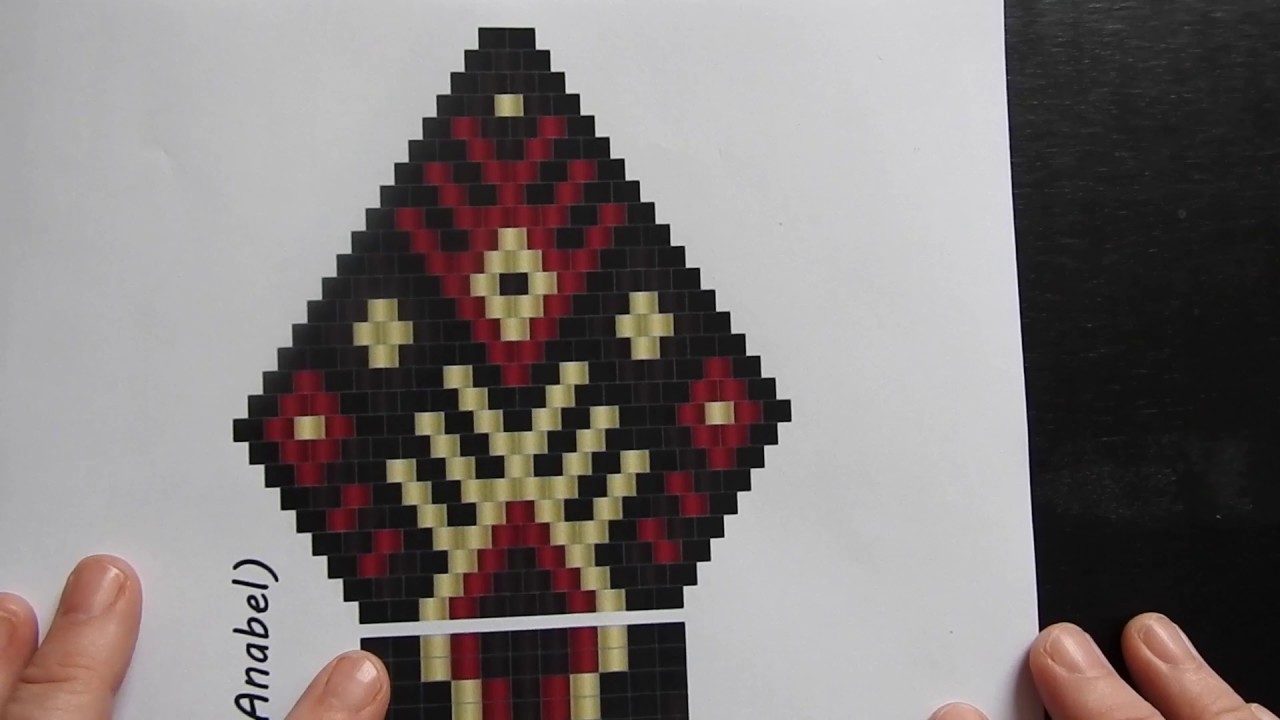 Brick Stitch Earring Part 1