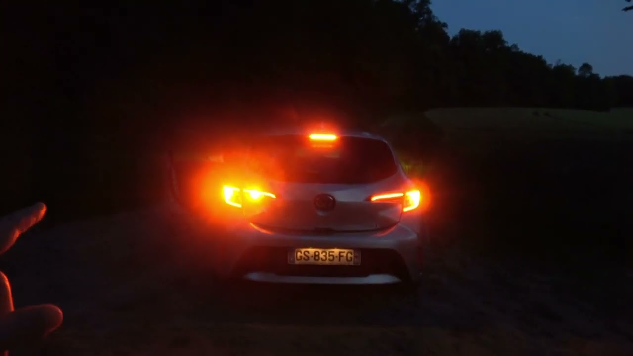 vérifications 1 sur 3, les feux, de nuit