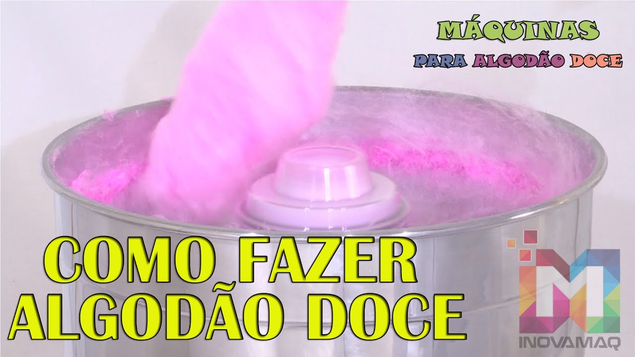 Máquina para algodão doce - Como fazer algodão doce