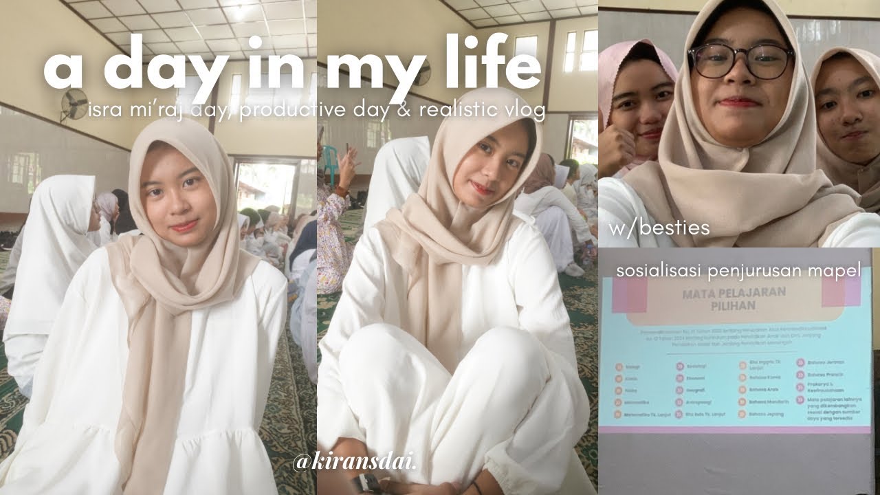 A DAY IN MY LIFE ★ | isra mi’raj & school vlog