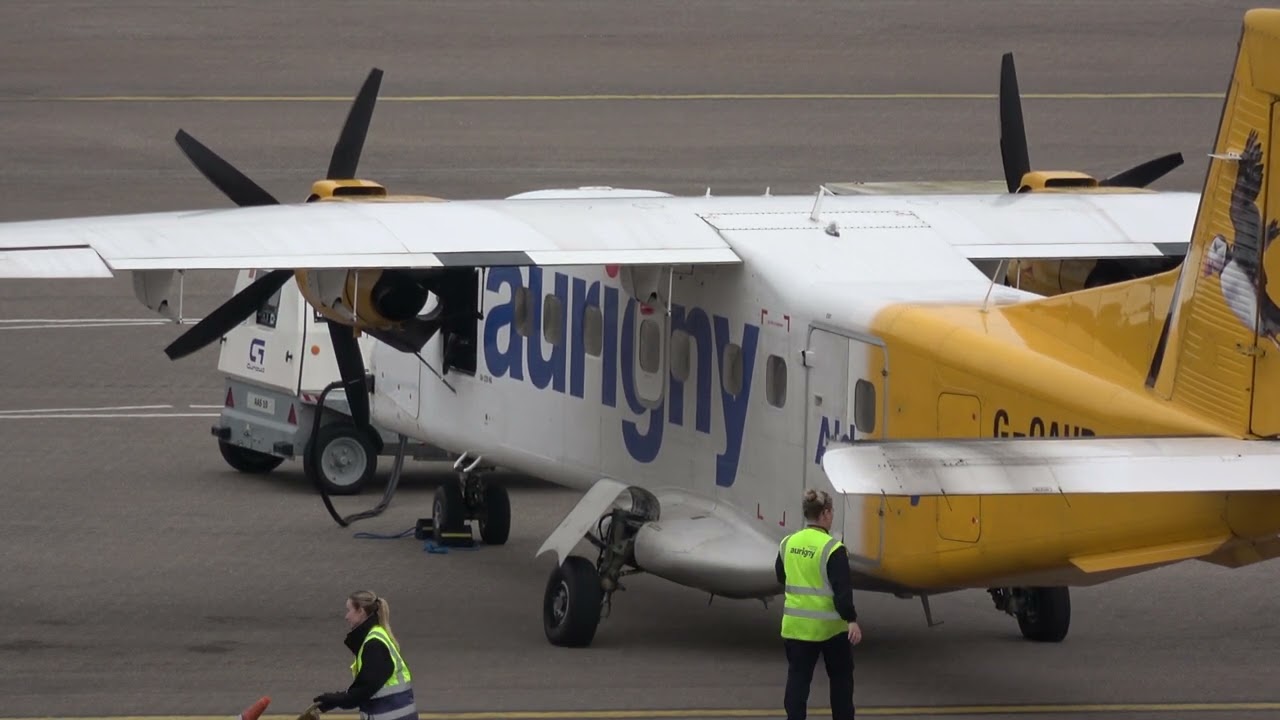 Gorgeous Aurigny Dornier 228 from and to Alderney from Southampton Airport (EGHI)