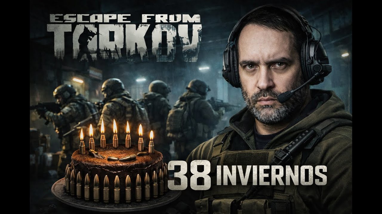 🔴 Tarkov PvE con subs 🎂 38 inviernos con vosotros 🎂 #eft #tarkov