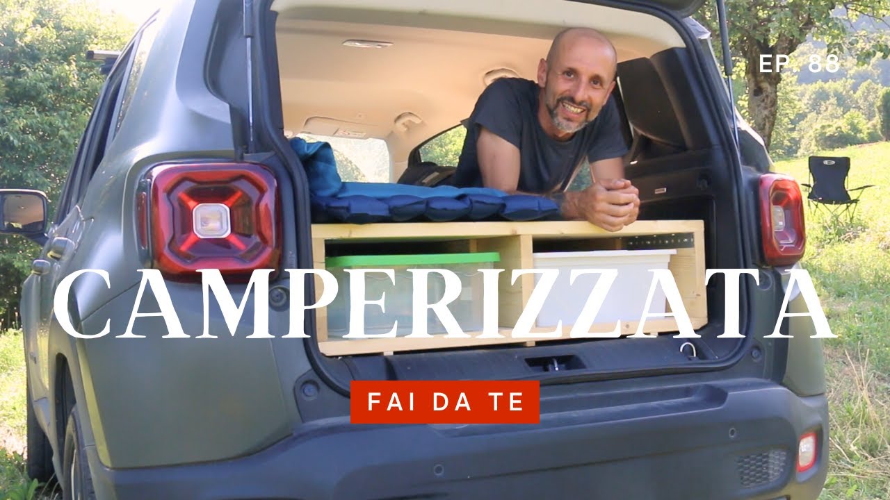 🚙 Come camperizzare Jeep Renegade: ho costruito un letto XL in poche ore, misure e tutorial (Ep. 88)