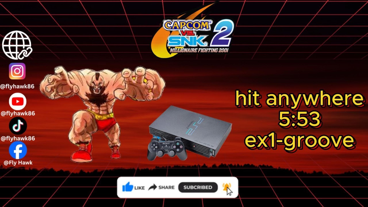 Zangief 5:53 Speedrun – Hit Anywhere EX1 | Capcom vs SNK 2 PS2
